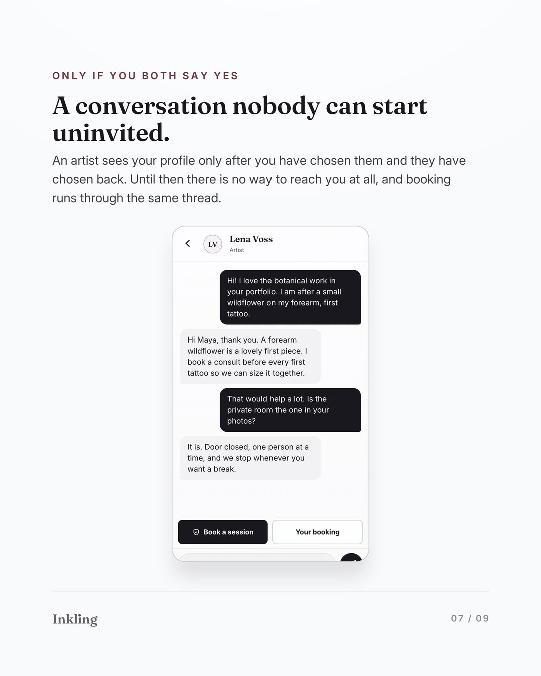Inkling client screen 7 of 9